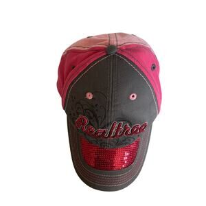Paramount Outdoors Cap Baseball Adjustable with Sequins Two-Tone Pink Gray